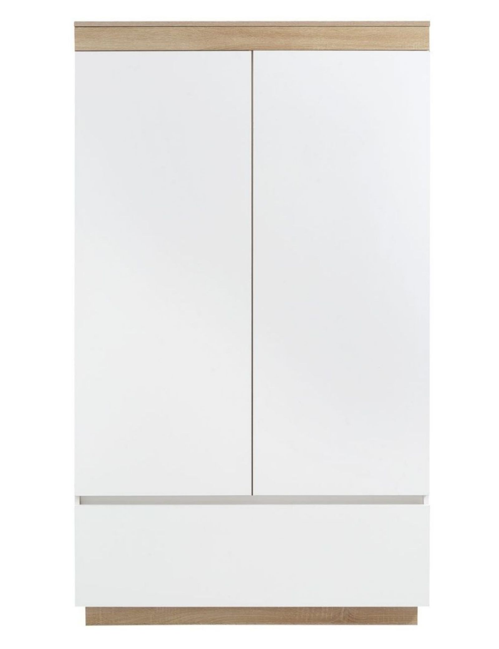 Industrial Contemporary White Oak Wardrobe